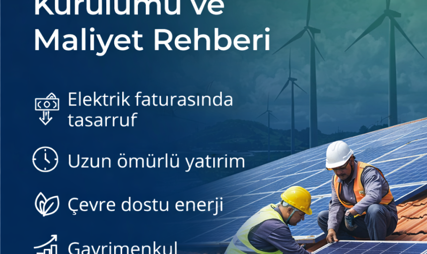 Çatı Güneş Paneli Kurulumu ve Maliyet Rehberi