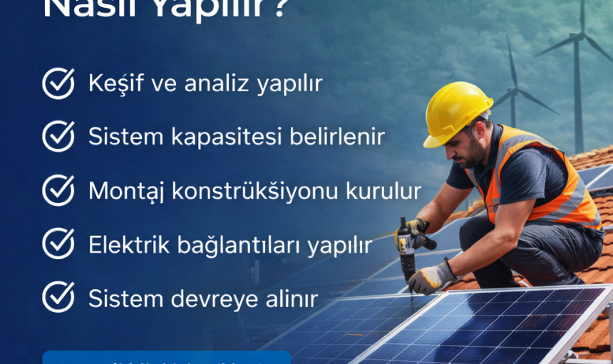 Güneş Paneli Kurulumu Nasıl Yapılır?