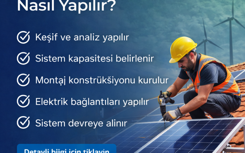 Güneş Paneli Kurulumu Nasıl Yapılır?