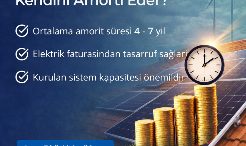 Güneş Paneli Kaç Yılda Kendini Amorti Eder?
