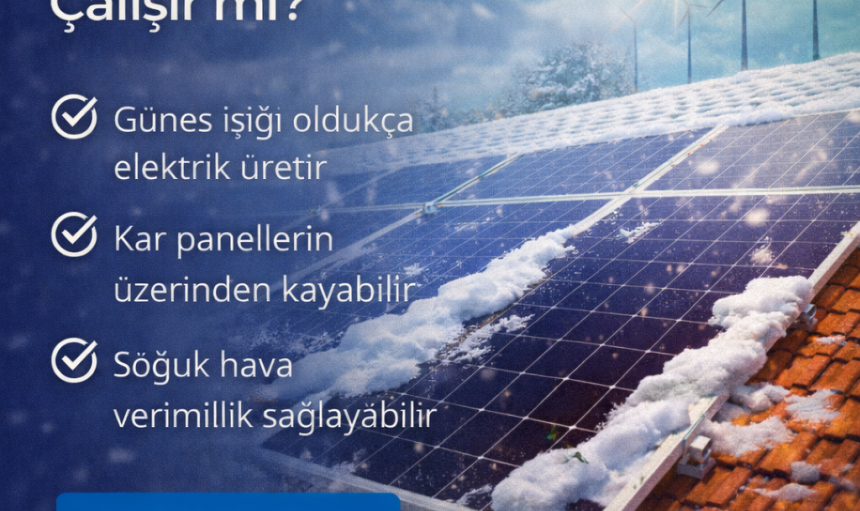 Güneş Paneli Kışın Çalışır mı?