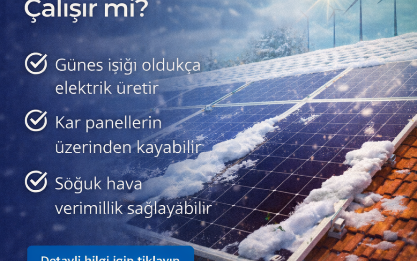 Güneş Paneli Kışın Çalışır mı?